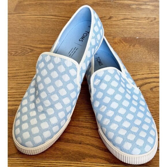 TOMS Women's Heritage Canvas Clemente Slip-On Topanga Collection Shoes sz(10) - Picture 3 of 11